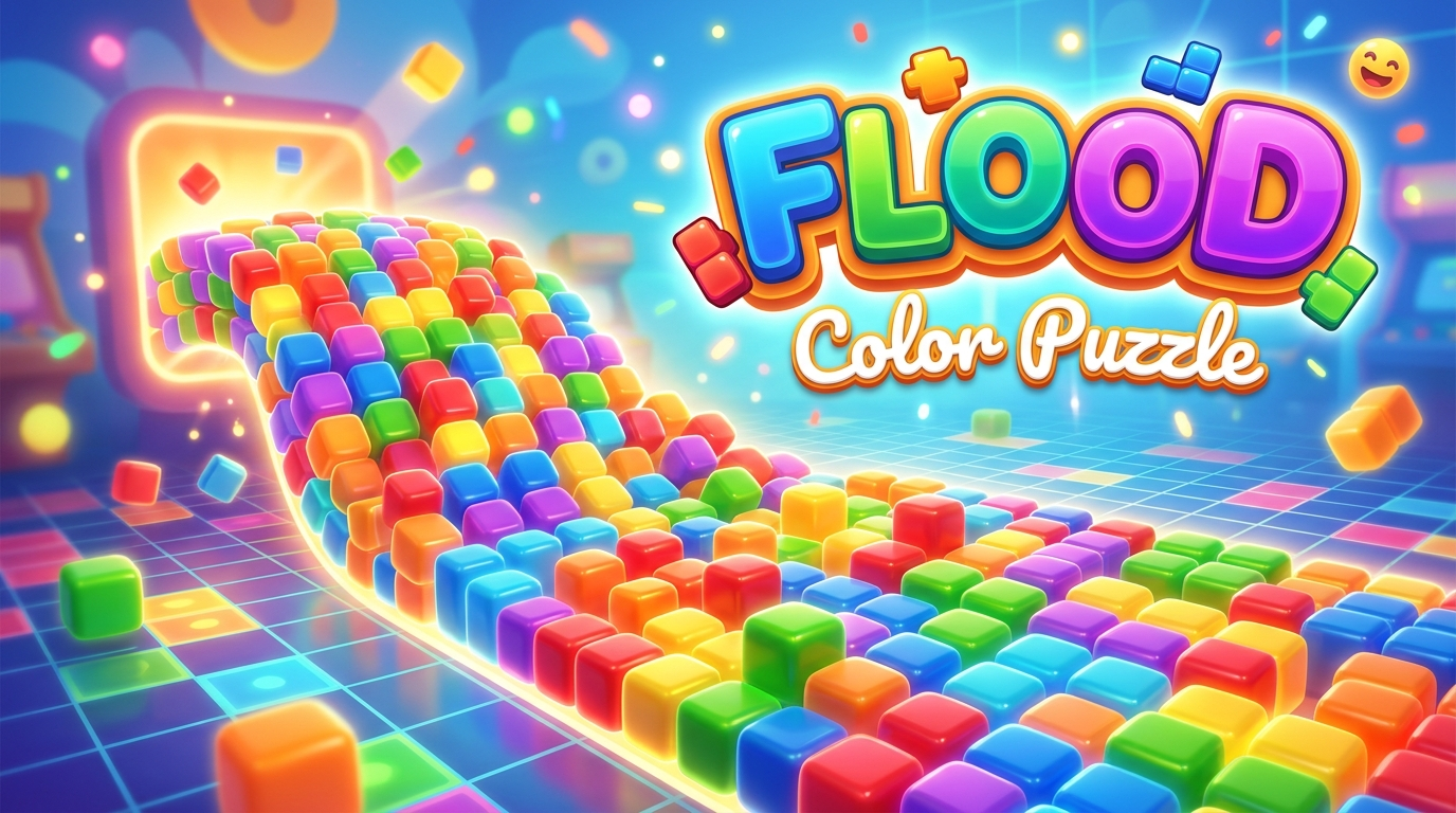 FLOOD - Color Puzzle browser game